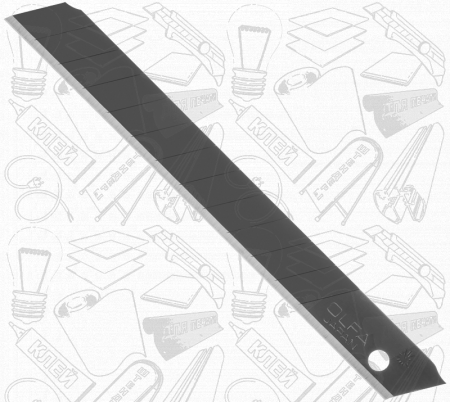 Лезвия сегментированные «EXCEL BLACK», 9 мм, 50 шт. OL-ABB-50B